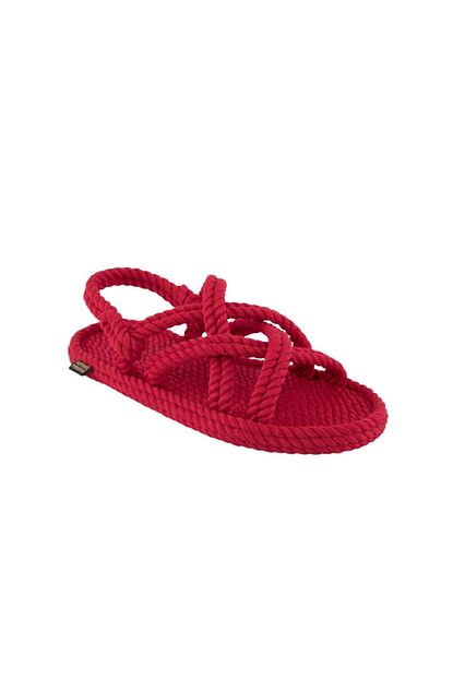 Nomadic Republic Kadin Bodrum Halat Ip Sandalet Kirmizi Bod 0015 K 39 Trendyol