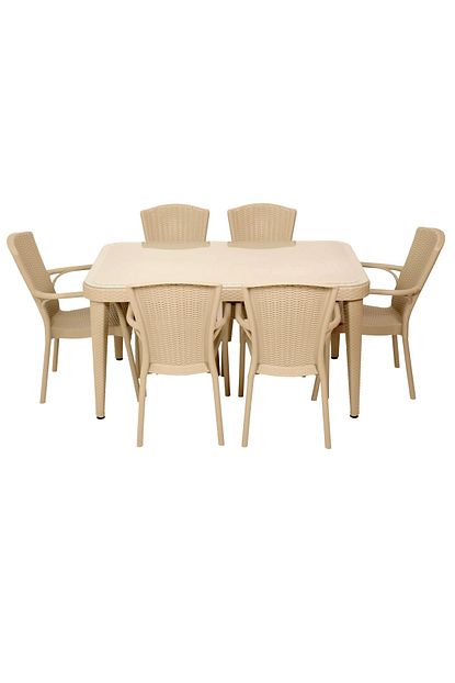 Novussi Liverno Rattan Masa Takimi Bahce Takimi 90x150 Kahverengi Turkiye Nin En Kapsamli Ev Ve Bahce Mobilyalari Yektahome Com Da