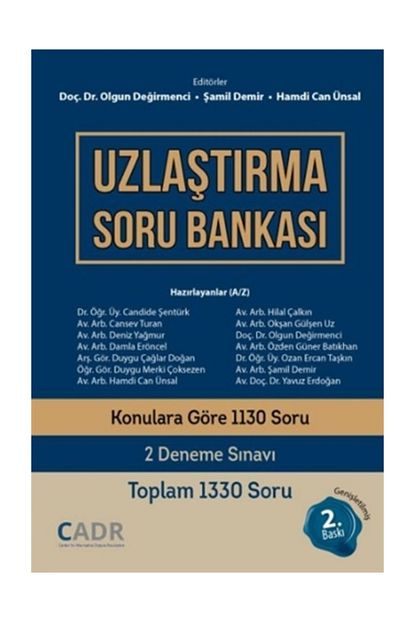 Cadr Yayincilik Uzlastirma Soru Bankasi Trendyol