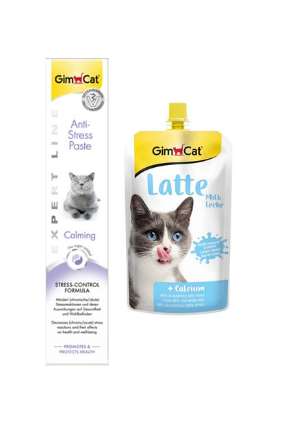 Gimcat Anti Stress Paste Kedi Macunu 50gr Milk Latte Calcium Sivi Kedi Sutu 200 Ml Gcypl26 Trendyol
