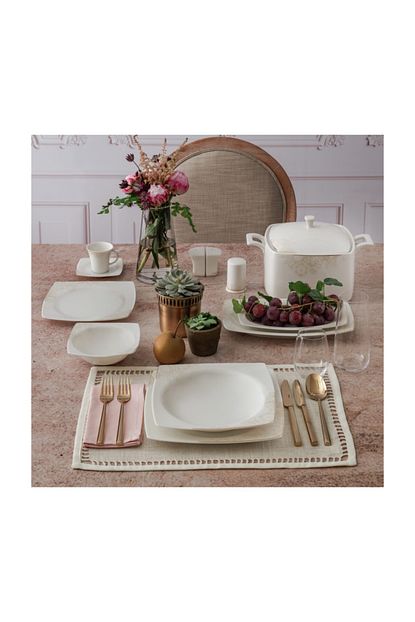 Gural Porselen Caroline 85 Parca Yemek Takimi 5488 Trendyol