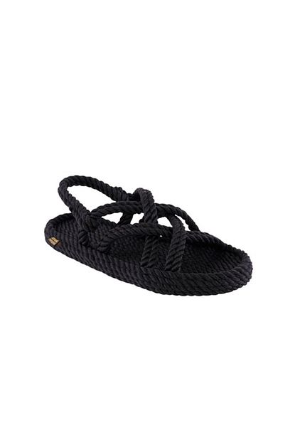 Nomadic Republic Bodrum Erkek Halat Ip Sandalet Siyah Bod 0020 E 41 Trendyol