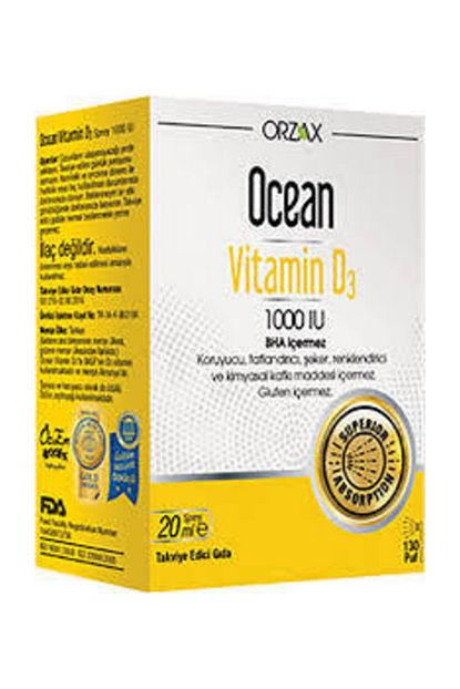 Ocean Orzax Ocean Vitamin D Sprey 1000 Li 20 Ml Trendyol