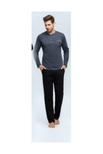 U S Polo Assn 17384 Erkek Pijama Takimi Kutulu Ceyizlik Trendyol