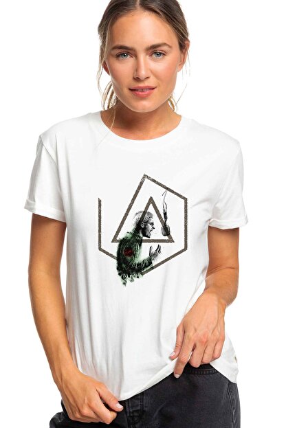 qivi link in park chester bennington numb baskili beyaz kadin tshirt fiyati yorumlari trendyol