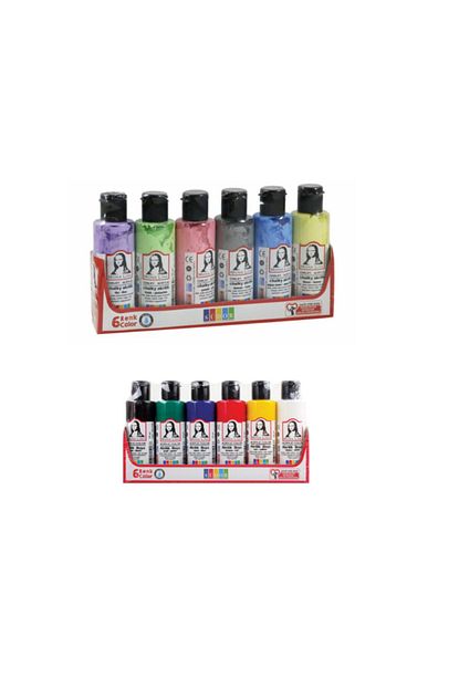 Sudor Mona Lisa Akrilik Boya 6 Renk Chalky Akrilik Boya 6 Pastel Renk Trendyol