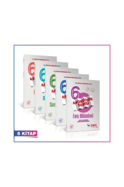 Sinav Yayinlari 6 Sinif Tum Dersler Konu Anlatimli Akordiyon Kazandiran Set Trendyol