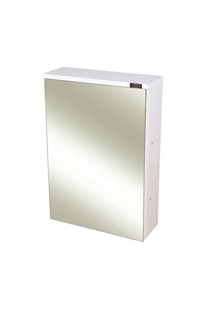 Merkez Tek Kapakli Lavabo Ustu Aynali Banyo Wc Dolabi Fiyati Yorumlari Trendyol