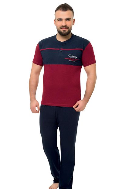Tampap Yazlik Kisa Kollu Erkek Pijama Takimi Trendyol