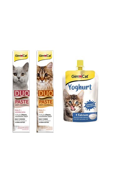 Gimcat Duo Paste Tavuklu Malt Kedi Macunu Peynirli Malt Kedi Macunu Yoghurt Kalsiyum Kedi Pudingi Trendyol