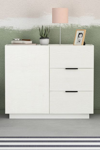 Sanal Mobilya Pure Dolap Cok Amacli Sedef Krem Trendyol