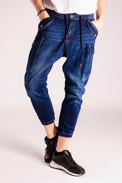 Catch Erkek Lacivert Bol Kargo Jean Pantolon Trendyol