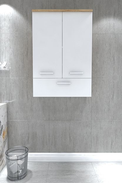 Mobaks Topkapi Cok Amacli Banyo Dolabi Ust Modul Zaffiro Mese