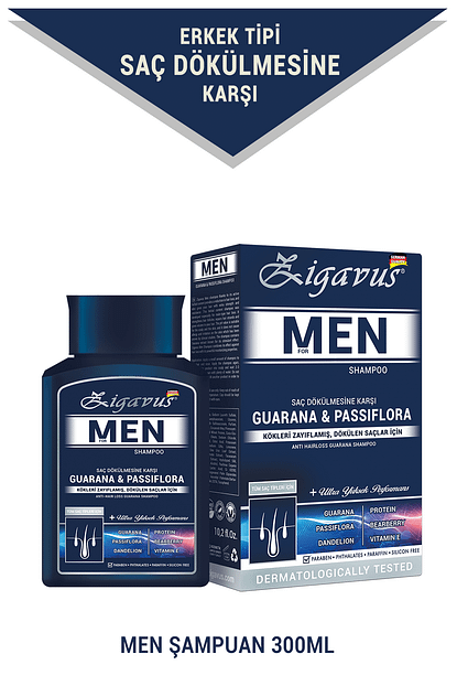 Zigavus Men Dokulme Karsiti Sampuan 300 Ml 8699349130664 Trendyol