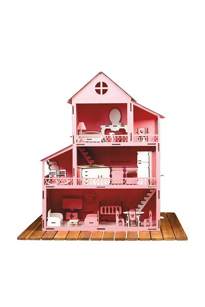 Duven Hobi Evi Barbie Oyun Evi Ahsap Trendyol