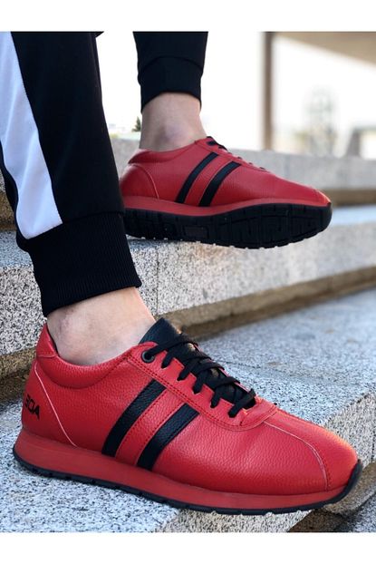 Boa Ba0038 Bagcikli Sneakers Kirmizi Erkek Spor Ayakkabi Trendyol