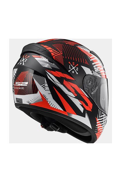 Ls2 Ff352 Rookie Infinite Siyah Kirmizi Kask Trendyol