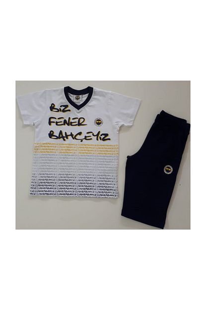 Fenerbahce Lisansli Yazlik Erkek Cocuk Pijama Takimi Trendyol