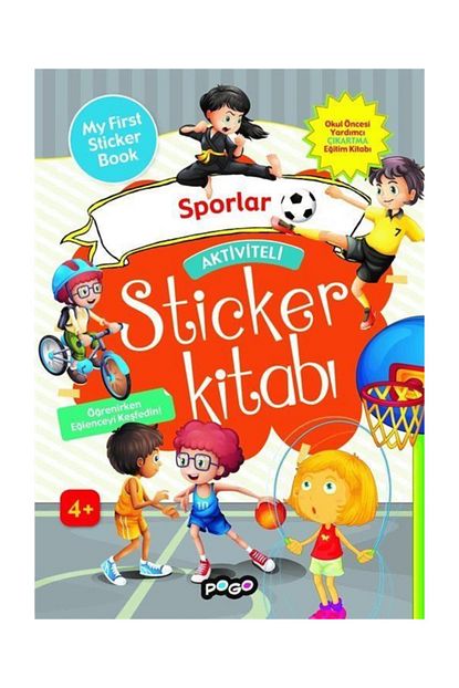 Pogo Cocuk Aktiviteli Sticker Kitabi Sporlar Trendyol