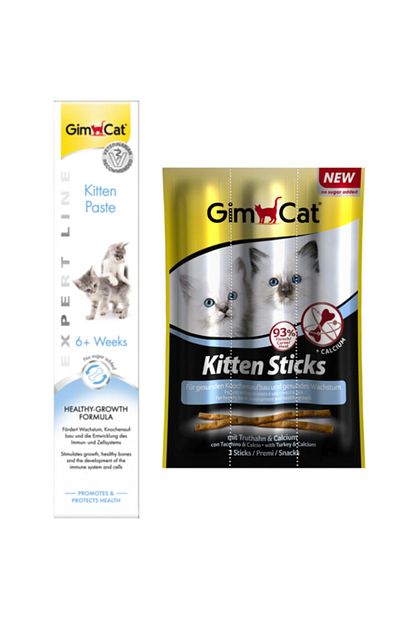 Gimcat Kitten Paste Yavru Kedi Macunu 50gr Kitten Sticks Yavru Kedi Odul Cubuklari 1 Paket 3x3 Gr Trendyol