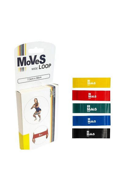 Moves Band 7x5cmx 30 5cm Loop Kas Germe Guclendirme Egzersiz Pilates Bandi Set 5 Adet Trendyol