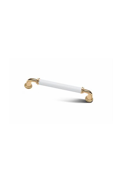 Demaks Melis Beyaz Altin Luks Mobilya Dolap Cekmece Kulp 192mm Trendyol