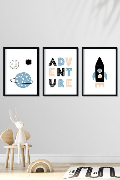Norm Design Bebek Cocuk Odasi Cerceveli Poster Tablo Seti Trendyol