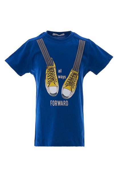 Acarkids Erkek Cocuk Tisort Ayakkabi Baskili 1 4 Yas Saks Trendyol