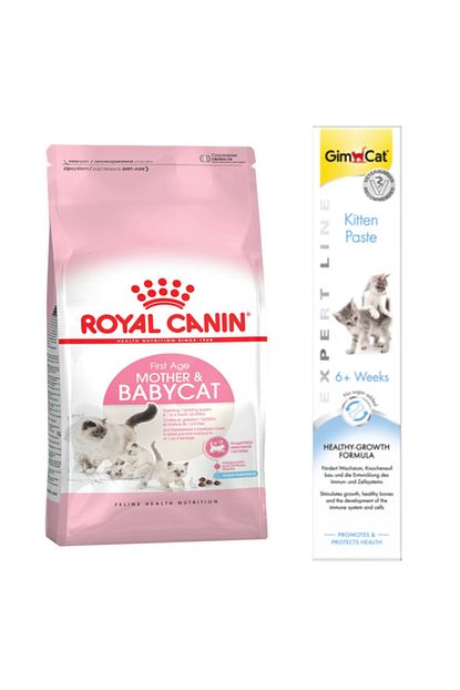 Royal Canin Mother And Babycat Kedi Kuru Mamasi Gimcat Kitten Paste Kediler Icin Kalsiyumlu Vitamin Macunu Trendyol