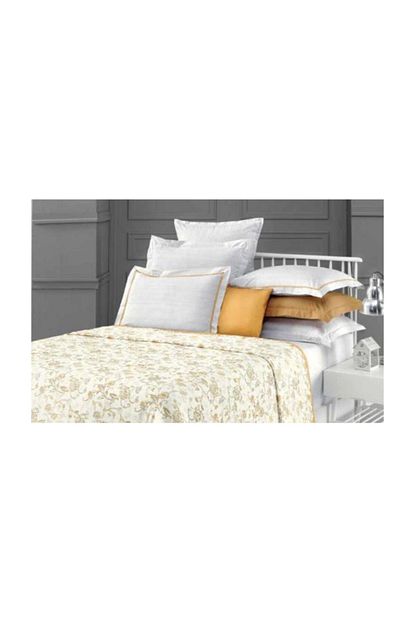 Sarev Homechic Baskili Pike Takimi Cift Kisilik Dolly Sari Trendyol