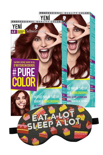 Pure Color 6 8 Frambuazli Cikolata Goz Bandi Trendyol