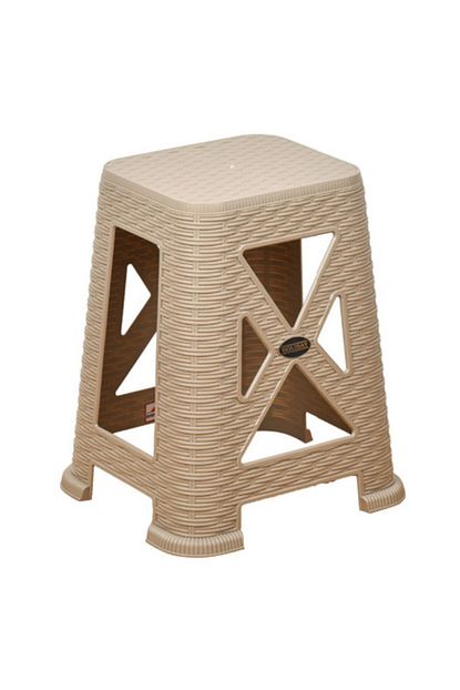 Irak Plastik Holiday Holiday Rattan Tabure Irak Plastik Cappuchino Trendyol
