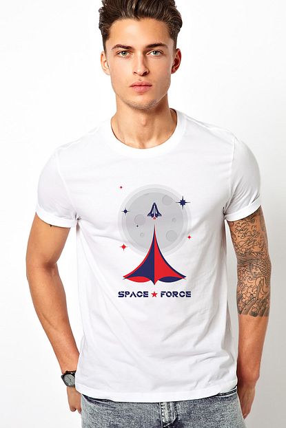 Collage Nasa Uzay Baskili Beyaz Erkek Orme Tshirt T Shirt Tisort T Shirt Trendyol