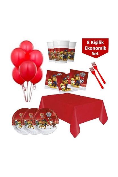 Kullanatparty Paw Patrol Parti Malzemeleri 8 Li Ekonomik Set Trendyol