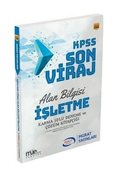 Murat Egitim Kurumlari Kpss Alan Bilgisi Isletme Son Viraj Karma 10 Lu Deneme Seti Ve Cozumleri 2568 Trendyol