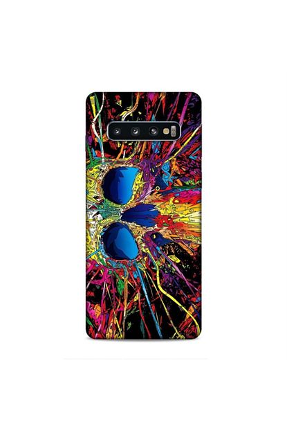 Pickcase Samsung Galaxy S10 Desenli Arka Kapak Kafatasi Renkleri Mavi Kilif Trendyol