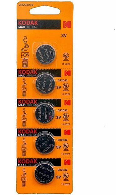 Kodak Cr2032 Lityum Para Pil 5 Li Paket Trendyol