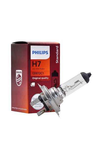 philips ampul h7 24v 70w 13972c1 uzun omurlu sarsintiya dayani fiyati yorumlari trendyol
