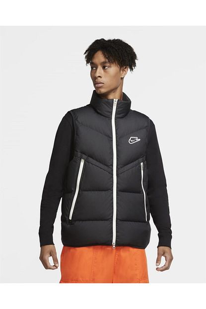 Nike Erkek Siyah Sisme Yelek Trendyol