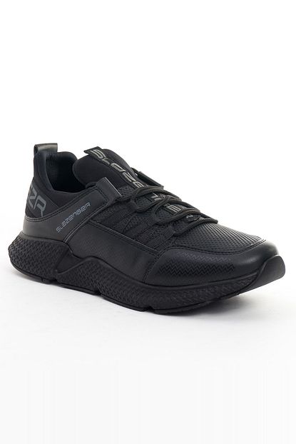 Slazenger Erkek Siyah Spor Ayakkabi Sa10le016 Trendyol