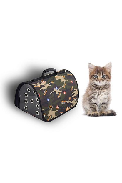 Purpleshopping Desenli Seffaf Kedi Kopek Tasima Cantasi Trendyol