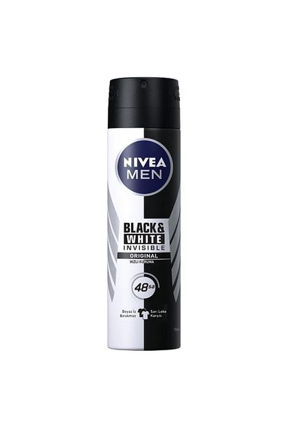 Nivea Men Invisible Black White Original Erkek Deodorant Sprey 150 Ml Trendyol
