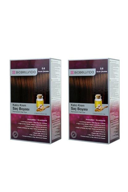 Biobellinda Amonyaksiz Krem Sac Boyasi 5 6 Sicak Cikolata X2 Adet Trendyol