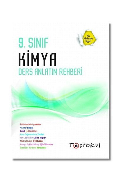 Test Okul Yayinlari 9 Sinif Kimya Ders Anlatim Rehberi Trendyol