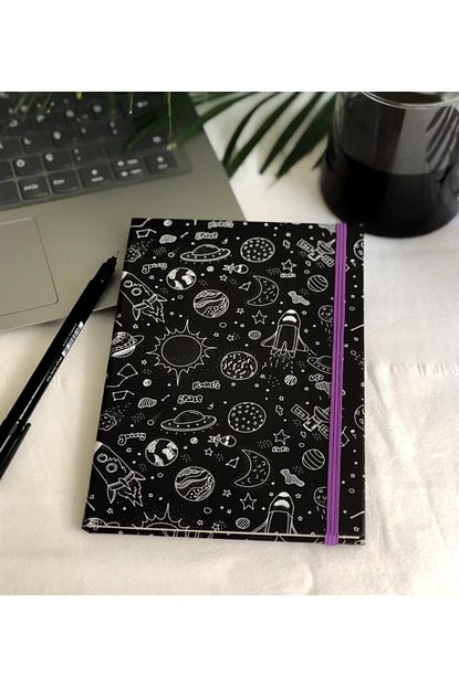barem butik siyah galaxy tasarimli