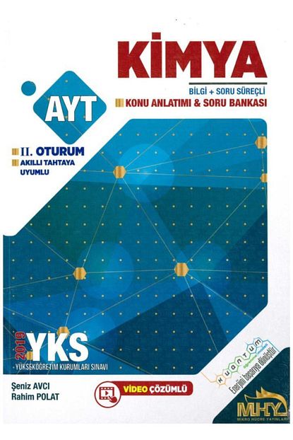 Isler Yayinlari Mhy Ayt Kuantum Soru Surecli Ka Kimya 2019 Trendyol