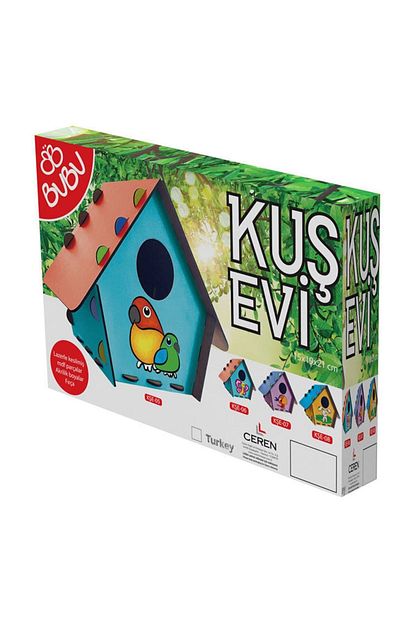 Bubu Kus Evi Ahsap Boyama Seti Trendyol
