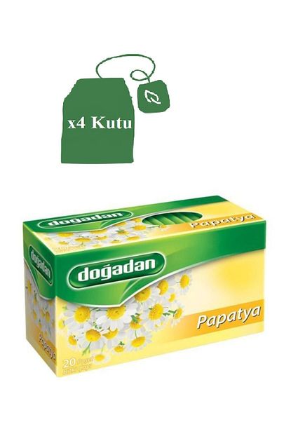 dogadan 4 kutu papatya bitki cayi 20 li