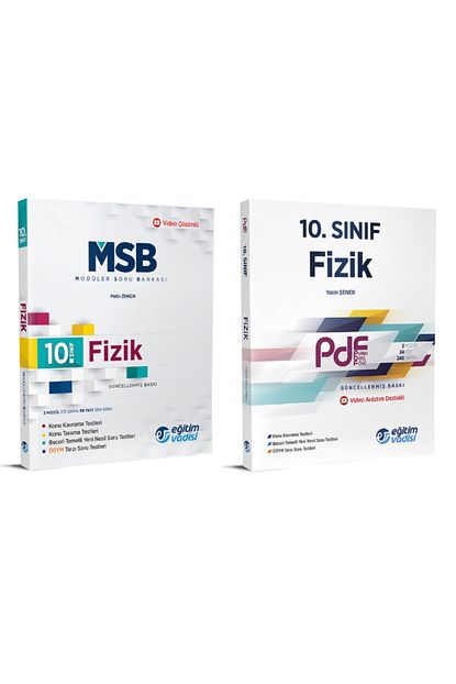 Egitim Vadisi Yayinlari 10 Sinif Fizik Guncel Msb Soru Pdf Ders Foyu Trendyol