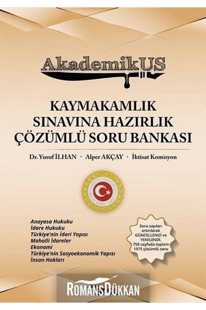 Temsil Kitap Kaymakamlik Sinavina Hazirlik Cozumlu Soru Bankasi Akademikus Trendyol